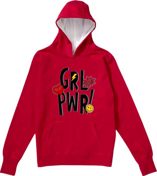 Yeah Girl Power Red Hoodie