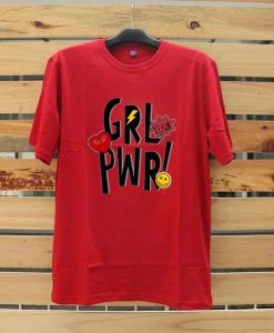 Yeah Girl Power Red T shirts