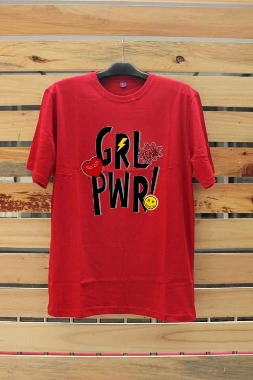 Yeah Girl Power Red T shirts