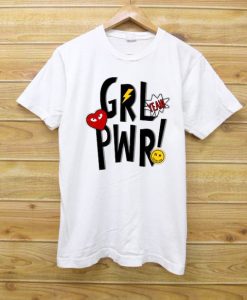 Yeah Girl Power White T shirts