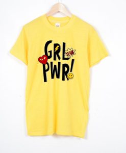 Yeah Girl Power Yellow T shirts