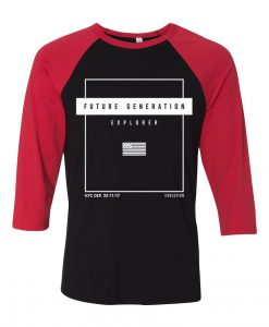 Future Generation Black Red Raglan T shirts