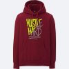 Hustle Hard Maroon Hoodie