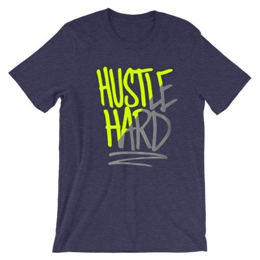 Hustle Hard Purple T-Shirt