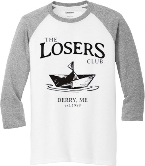 The Losers Club White Grey Raglan T shirts