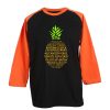 The Many Names of Gus Psych Black Orange Raglan Tshirts