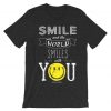 The World Smile With You Grey Asphalt T shirts