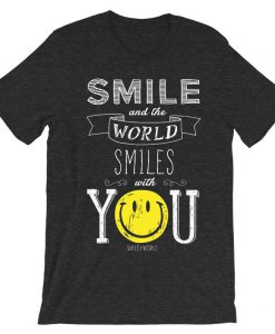 The World Smile With You Grey Asphalt T shirts