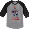 Wheezing The Juice Grey Black Raglan T shirts