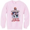 Wheezing The Juice Pink Sweatshirts