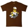 Bart Simpson Stay Brown T shirts