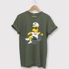 Bart Simpson Stay Green Army T shirts