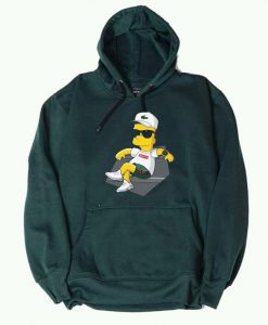 Bart Simpson Stay Green Hoodie