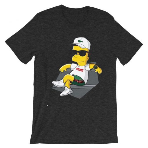 Bart Simpson Stay Grey T shirts