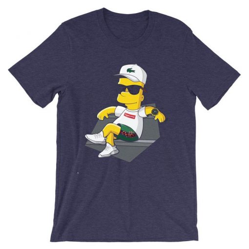 Bart Simpson Stya Purple T shirts