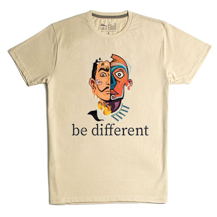 Be different Cream T shirts