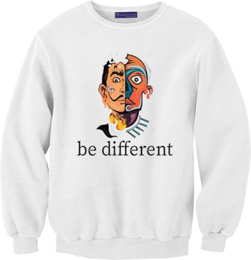 Be different White Sweatshirts