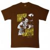 Bruce Lee Mind State Brown T shirts