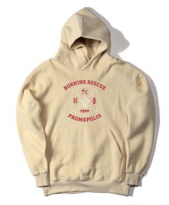 Burning Rescue FDPP Cream Hoodie