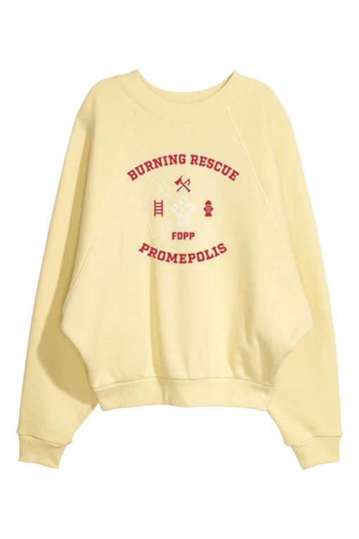 Burning Rescue FDPP Cream Sweatshirts