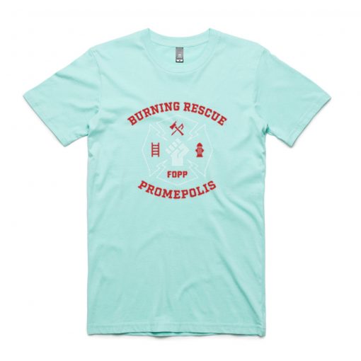 Burning Rescue FDPP Green Mint T shirts