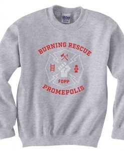 Burning Rescue FDPP Grey Sweatshirts