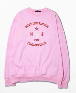 Burning Rescue FDPP Pink Sweatshirts