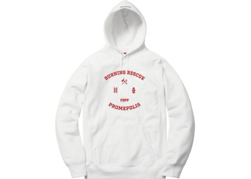 Burning Rescue FDPP White Hoodie