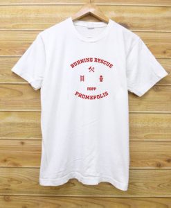 Burning Rescue FDPP White tshirts