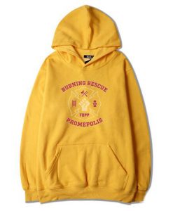 Burning Rescue FDPP Yellow Hoodie