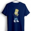 Designer Bart Simpson Blue Navy T shirts