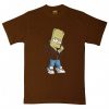 Designer Bart Simpson Brown T shirts