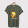 Homer Simpson Cerveza O Muerte Green Army T Shirt