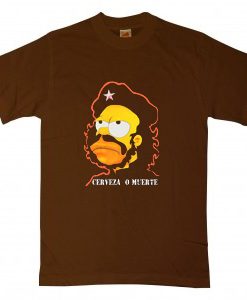 Homer Simpson Cerveza O MuerteBrownT shirts