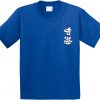 Hong Kong Cheer Up Blue T shirts