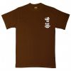 Hong Kong Cheer Up Brown T shirts