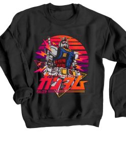 Mobile Suit Gundam Black Sweatshirts