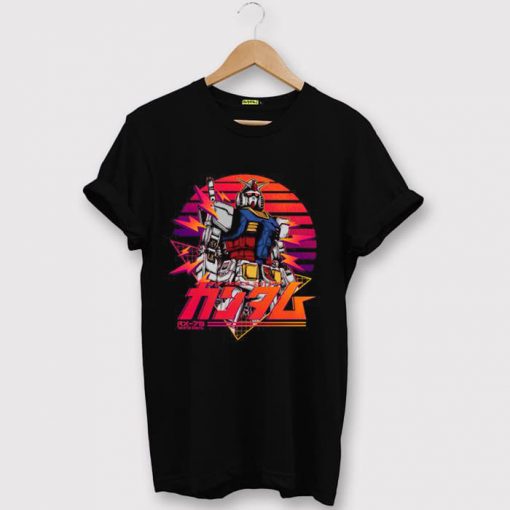 Mobile Suit Gundam Black T shirts