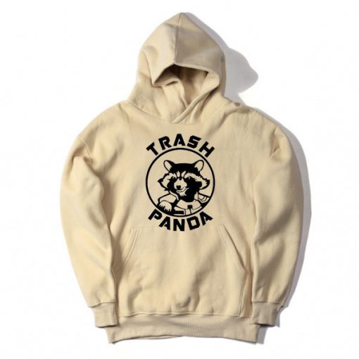 Rocket Raccoon Trash Panda Cream Hoodie