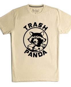 Rocket Raccoon Trash Panda Cream tshirts