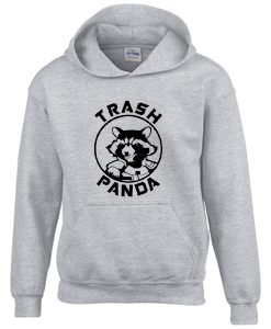 Rocket Raccoon Trash Panda Grey Hoodie