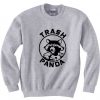 Rocket Raccoon Trash Panda Grey Sweatshirts