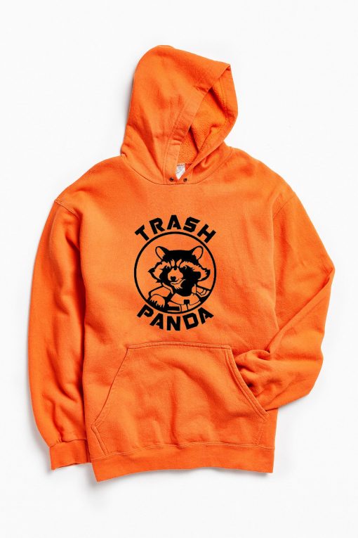 Rocket Raccoon Trash Panda Orange Hoodie