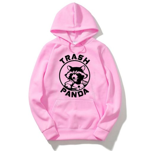 Rocket Raccoon Trash Panda Pink Hoodie