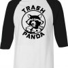 Rocket Raccoon Trash Panda White Black Raglan T shirts