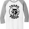 Rocket Raccoon Trash Panda White Grey Raglan T shirts