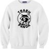 Rocket Raccoon Trash Panda White Sweatshirts