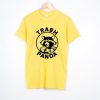 Rocket Raccoon Trash Panda Yellow T shirts