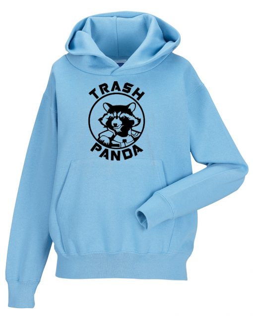 Rocket Raccoon Trash PandaBlue Sky Hoodie