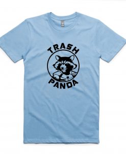 Rocket Raccoon Trash PandaBlue Sky tshirts